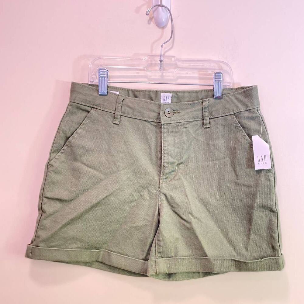 NWT Military Green Youth Shorts Safari Style 16